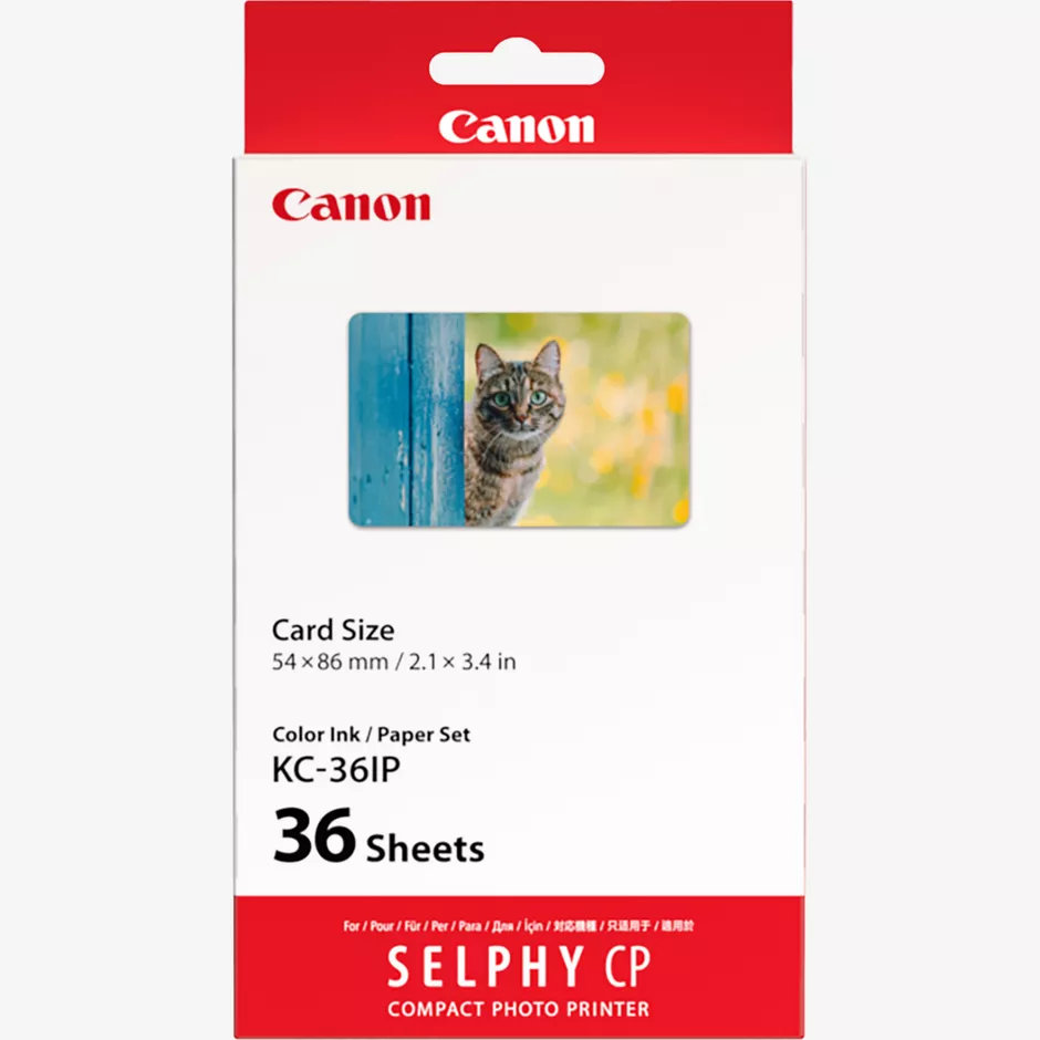 CANON SELPHY CP1200 PAPER & RIBBON 36 SHEET