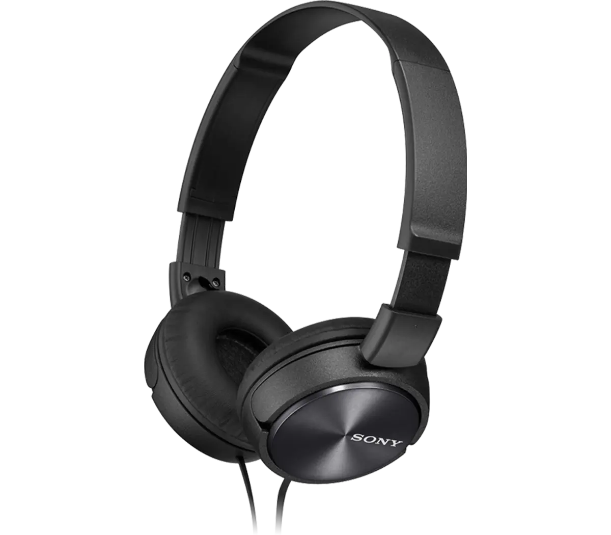 SONY WIRED ON EAR HEADPHONE WITH MIC BLACK MDR-ZX310AP