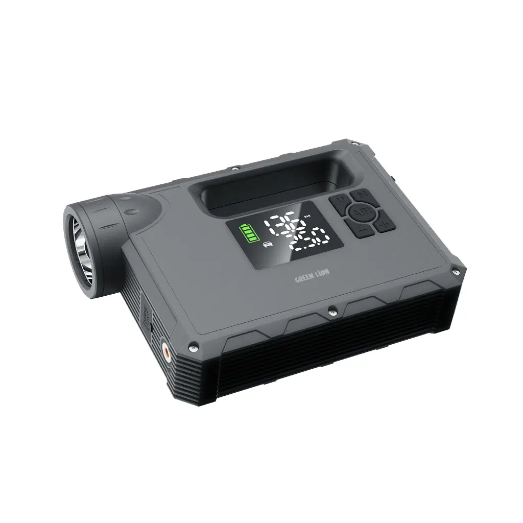 GREEN LION JUMP STARTER JX-84 4L GASOLINE 3L DIESEL ENGINES 16000MAH GREY GNJUMSTJX84GY thumbnail 4