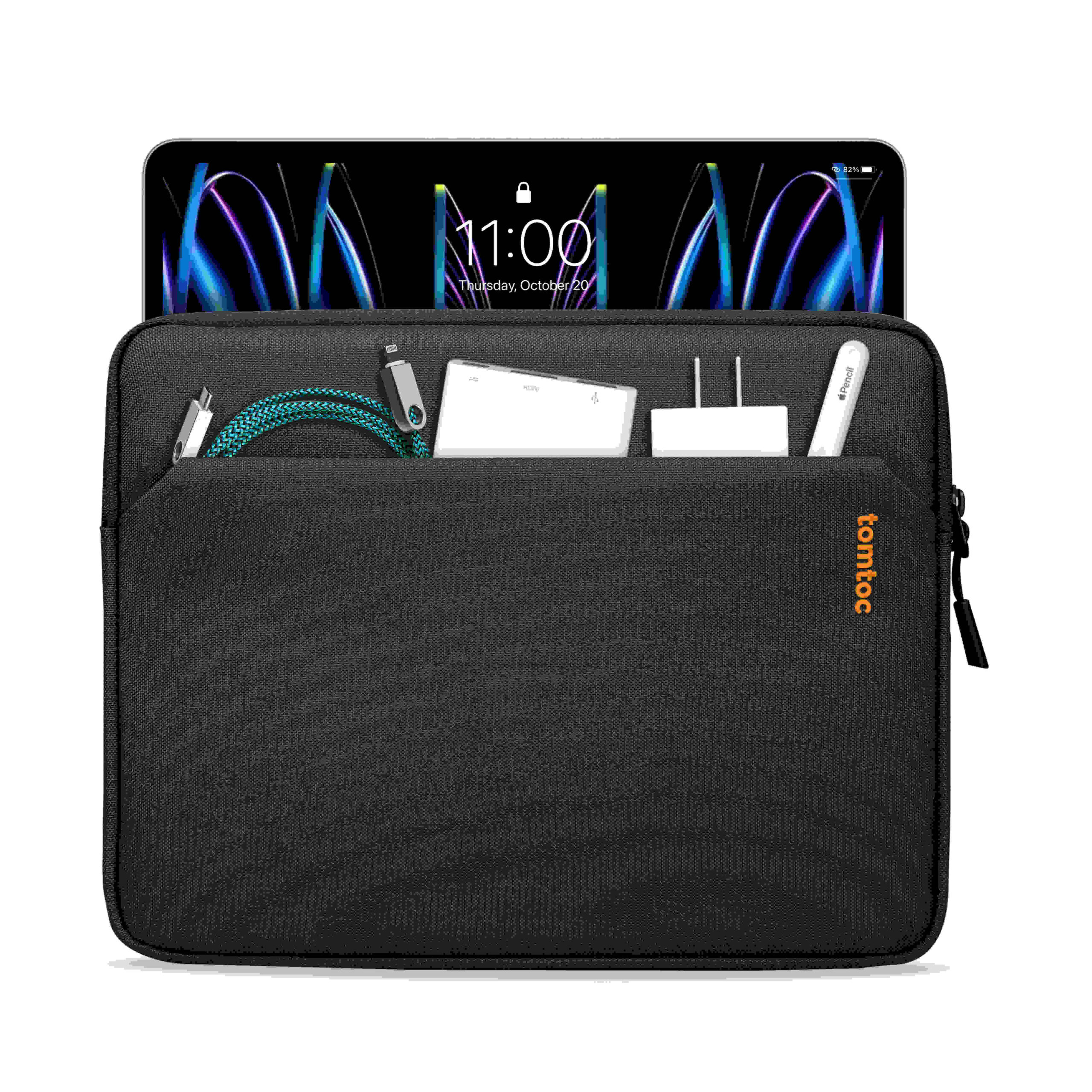 TOMTOC IPAD PRO 11 INCH LIGHT B18 TABLET SLEEVE BLACK B18A1D1 thumbnail 9