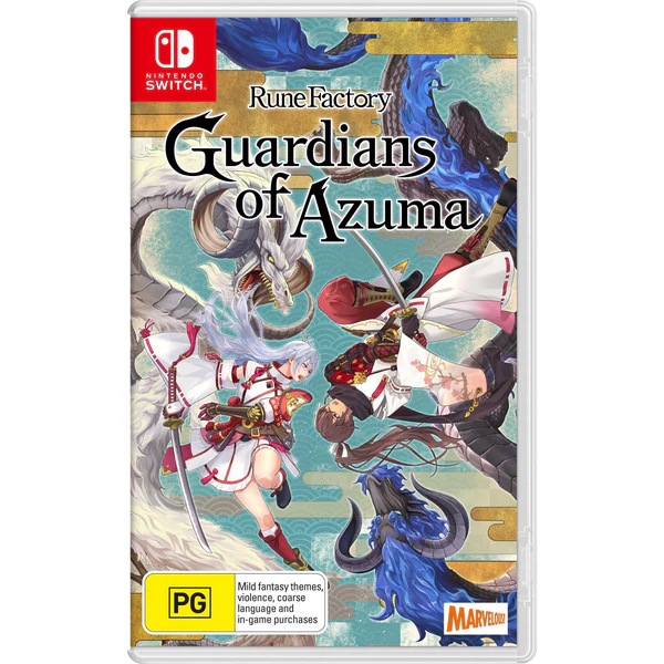 NINTENDO SWITCH 2 RUNE FARCTORY GUARDIANS OF AZUMA GAME CD