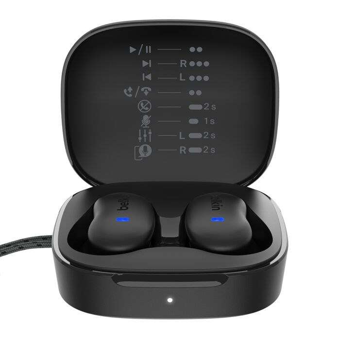 BELKIN SOUNDFORM ANYWHERE TRUE WIRELESS EARBUDS BLACK AUC014HQBK thumbnail 6