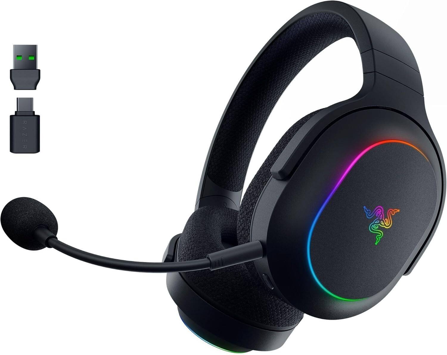 Razer Barracuda X Chroma Wireless Gaming Headset (Black, RZ04-05220100-R3M1) - 7.1 Surround Sound and RGB Lighting thumbnail 8