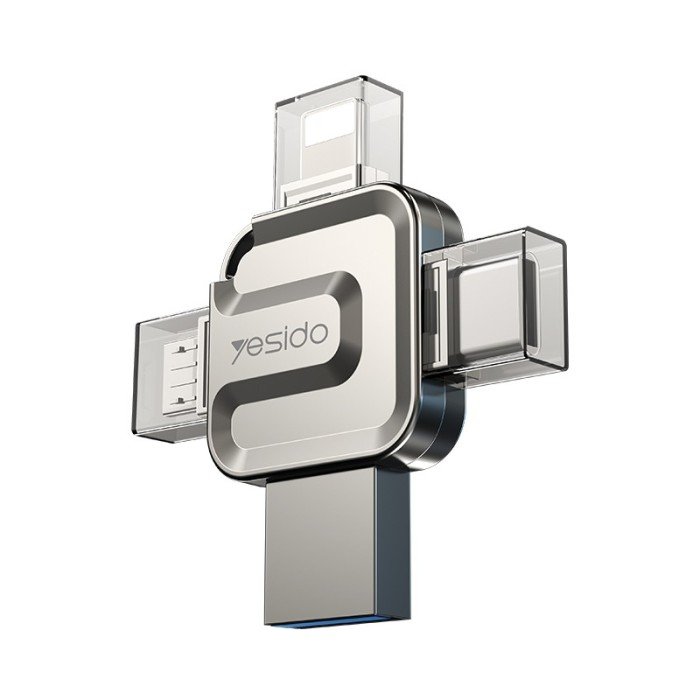 YESIDO USB 3.0 OTG   MEMORY STICK FOR USB/LIGHTNING FLASH DRIVE 256GB FL16