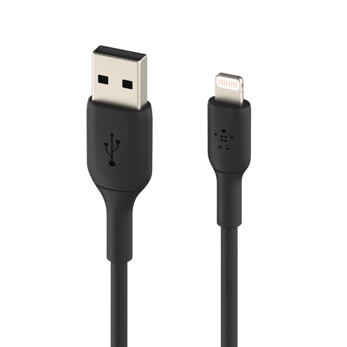 BELKIN LIGHTNING TO USB A CABLE (2 PACK) 1M CAA001BT1MBK2PK thumbnail 2