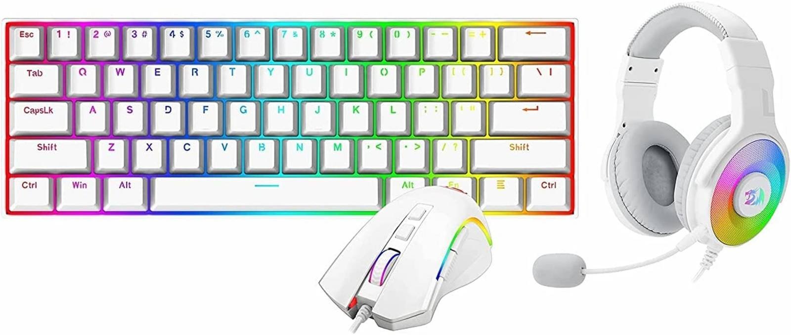 REDRAGON 3IN1 COMBO KEYBOARD/MOUSE/HEADSET S129W