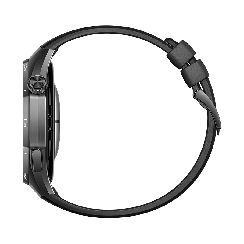 HUAWEI WATCH GT 6 PRO 46MM BLACK TITANIUM ALLOY CASE WITH BLACK FLUOROELASTMER STRAP ATM-B29 55020FUC thumbnail 4