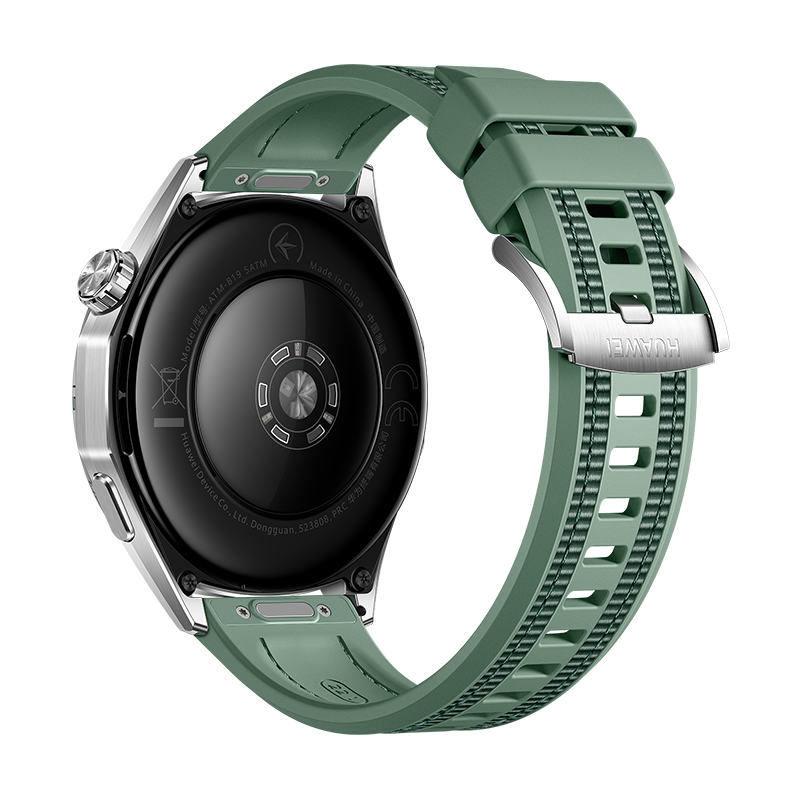 HUAWEI WATCH GT 6 46MM GREEN STAINLESS STEEL CASE WITH GREEN WOVEN STRAP ATM-B19 55020FUD thumbnail 4