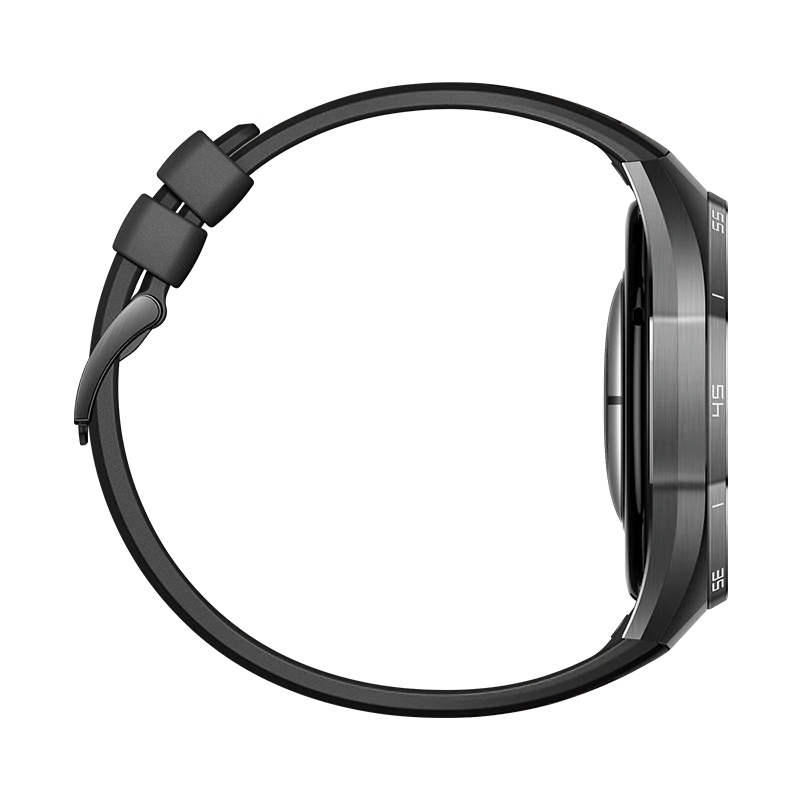 HUAWEI WATCH GT 6 PRO 46MM BLACK TITANIUM ALLOY CASE WITH BLACK FLUOROELASTMER STRAP ATM-B29 55020FUC thumbnail 5
