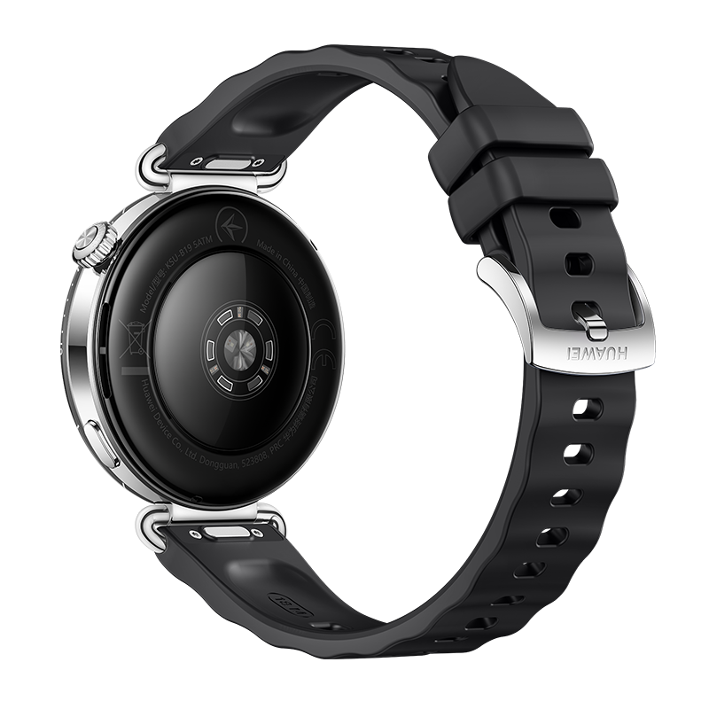 HUAWEI WATCH GT 6 46MM BLACK STAINLESS STEEL CASE WITH BLACK FLUOROELASTOMER STRAP ATM-B19 55020FUF thumbnail 5