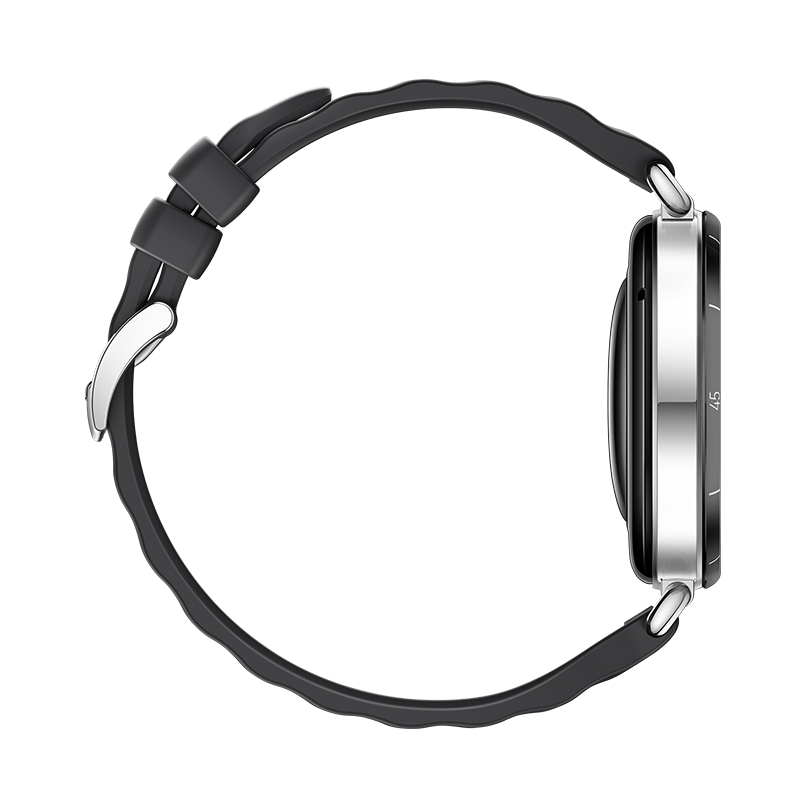 HUAWEI WATCH GT 6 41MM BLACK STAINLESS STEEL CASE WITH BLACK FLUOROESTOMER STRAP KSU-B19 55020FUM thumbnail 5