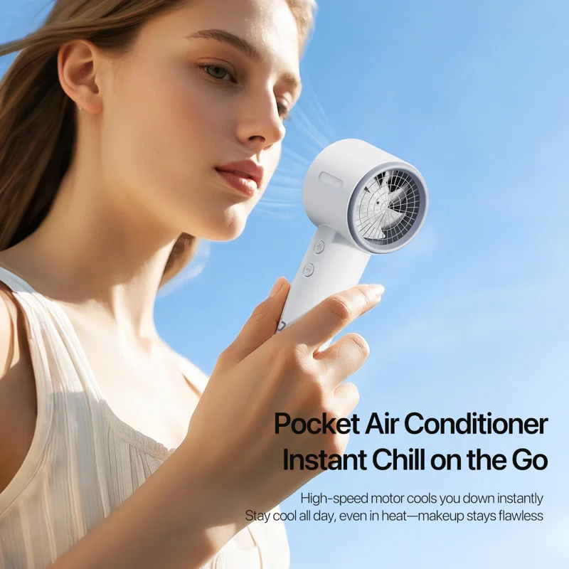 DUXDUCIS HANDHELD SMALL FAN WHITE DT80 SCFS0001 thumbnail 8