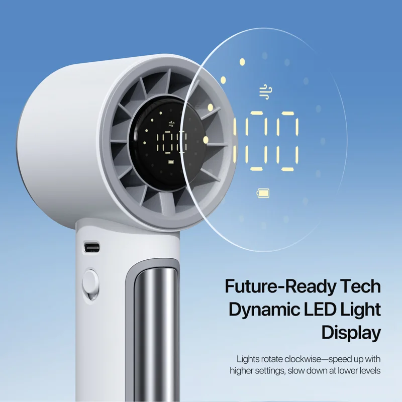 DUXDUCIS HANDHELD SMALL FAN WHITE DT80 SCFS0001 thumbnail 6