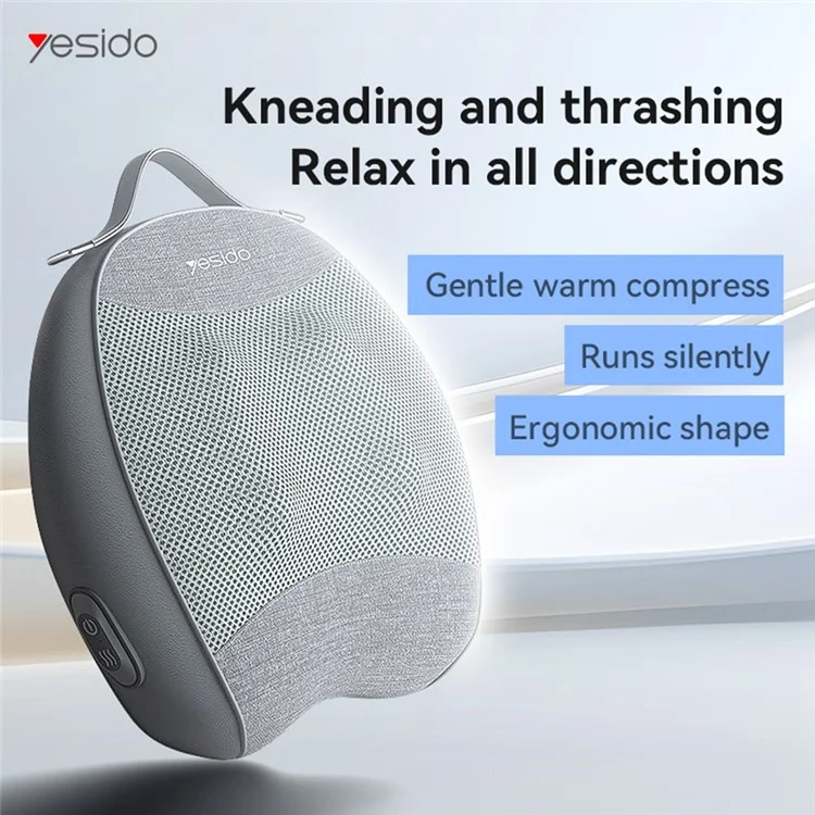 YESIDO RECHARGEABLE BACK MASSAGER HOT COMPRESS ERGONOMIC RELIEVE FATIGUE MASSAGE TOOL MG15 thumbnail 8