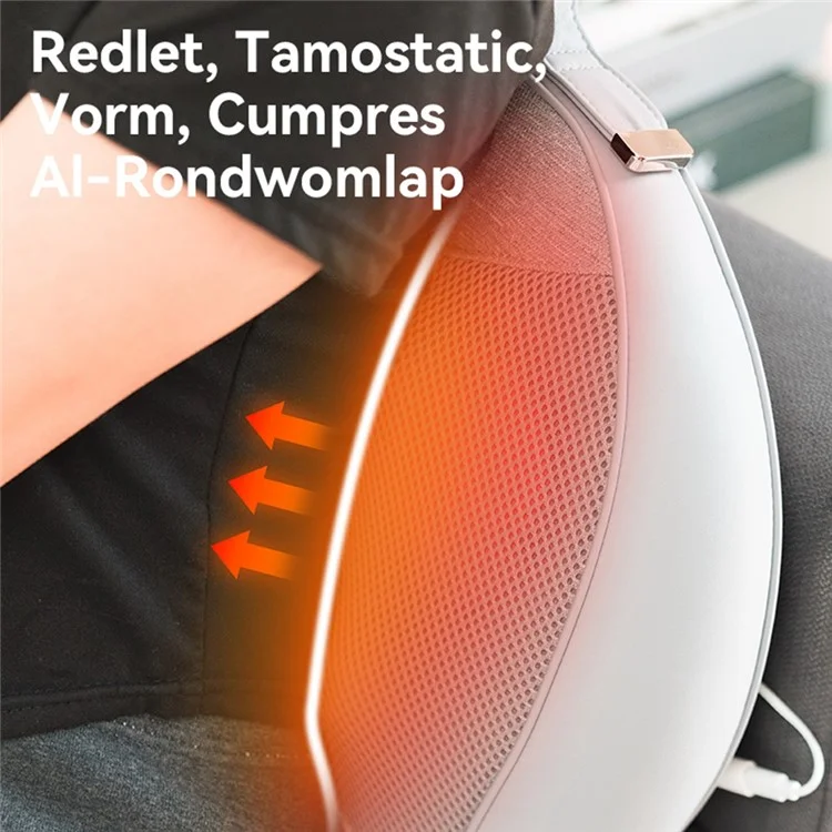 YESIDO RECHARGEABLE BACK MASSAGER HOT COMPRESS ERGONOMIC RELIEVE FATIGUE MASSAGE TOOL MG15 thumbnail 6