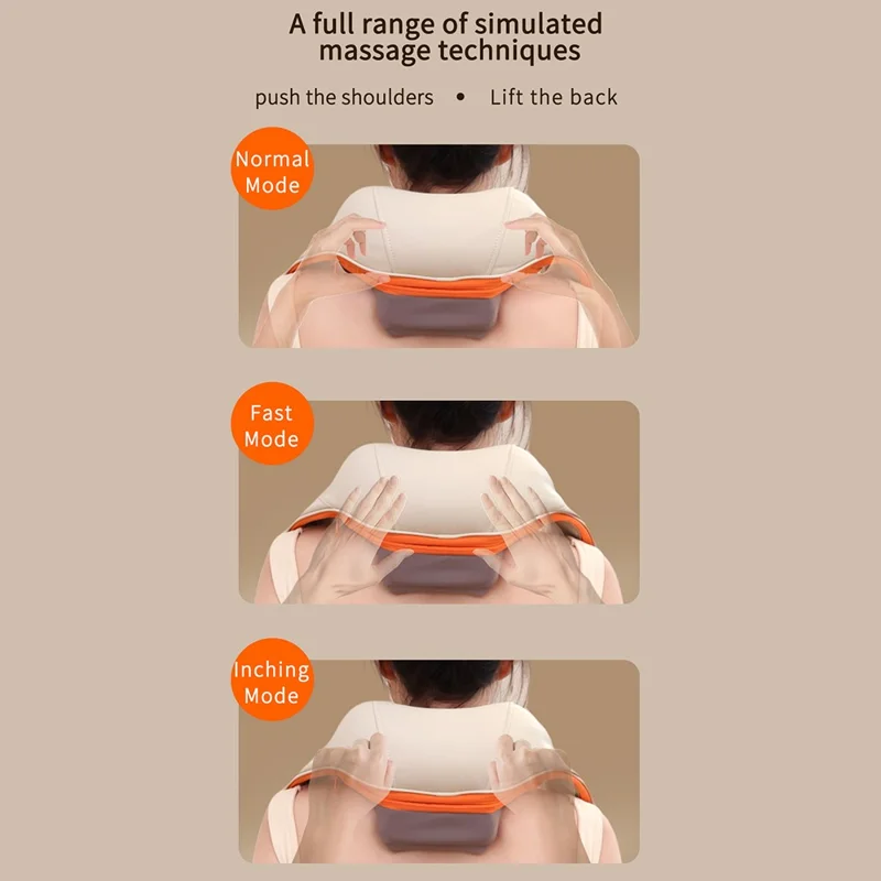 YESIDO NECK MASSAGER BEIGE MG16 thumbnail 9