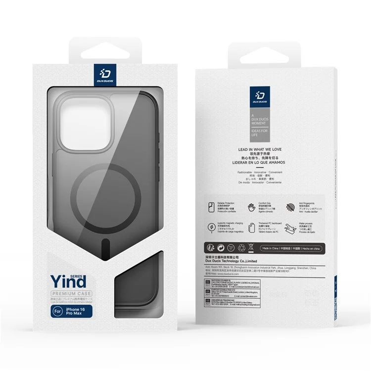 DUXDUCIS IPHONE 16 PRO MAX YIND CASE BLACK YIND0016 thumbnail 2