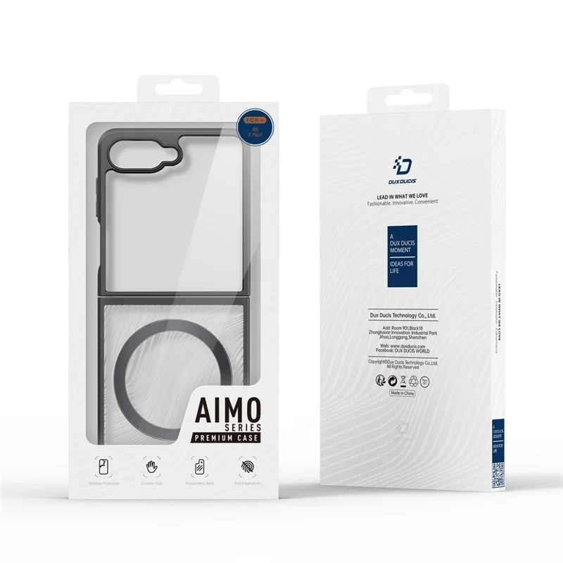 DUXDUCIS SAMSUNG Z FLIP 7 AIMO MAG CASE BLACK AIMO-0404 thumbnail 6