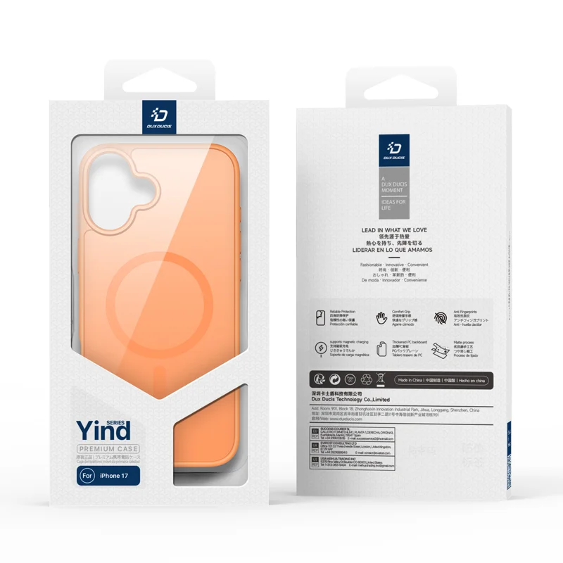 DUX DUCIS IPHONE 17 YIND CASE ORANGE YIND0219 thumbnail 9