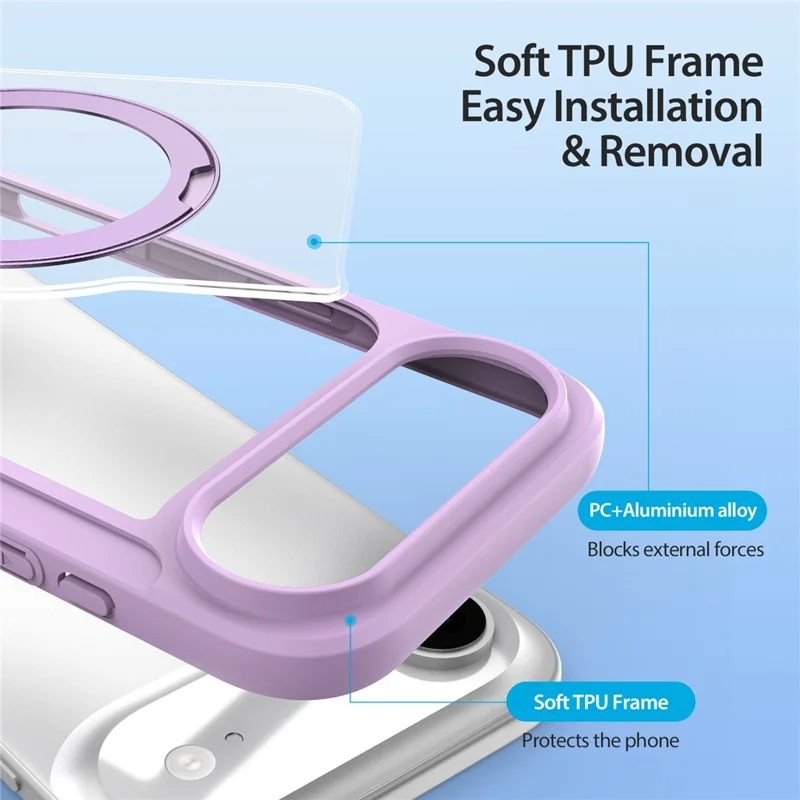 DUX DUCIS IPHONE AIR YIND CASE LIGHT PURPLE YIND0143 thumbnail 9