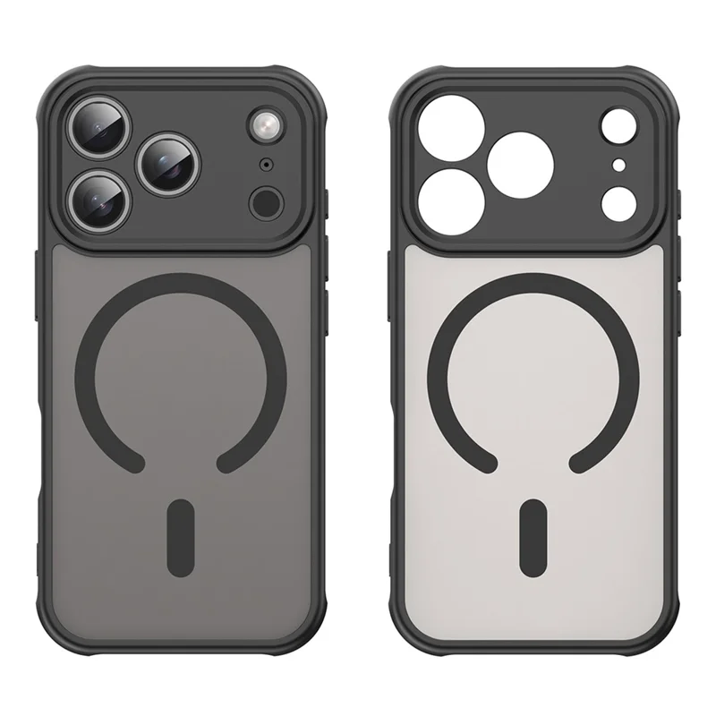 Blupebble Hybrid Matte Case With MagSafe For iPhone 17 Pro Max Gray BP-IPHMAT17MAX-GY thumbnail 3