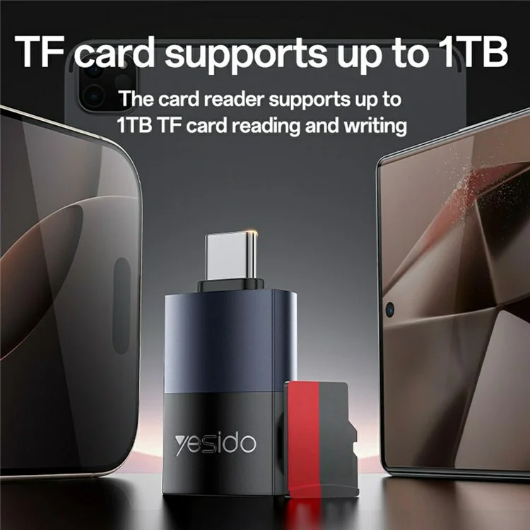 YESIDO CARD READER BLACK GS37 thumbnail 7