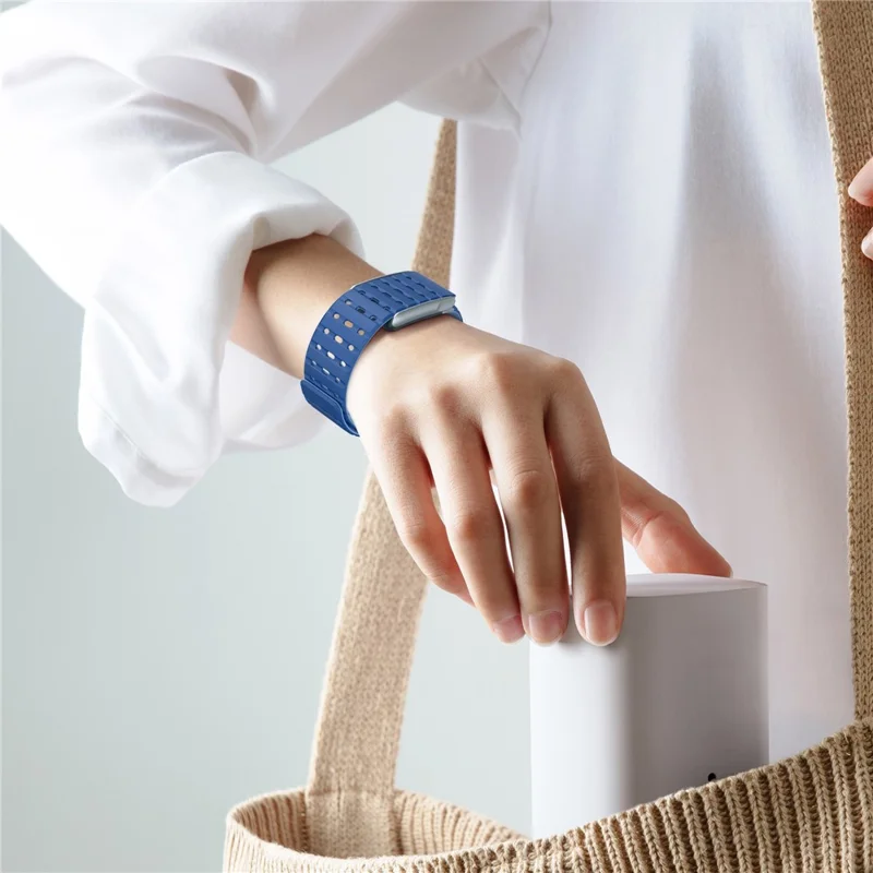 WHOOP 5.0 BREATHABLE MAGNETIC WRIST BAND STRAP BLUE thumbnail 6