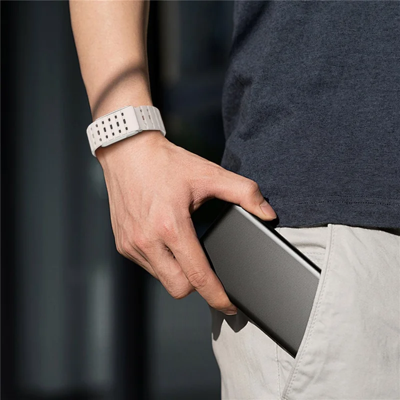 WHOOP 5.0 BREATHABLE MAGNETIC WRIST BAND STRAP STARLIGHT thumbnail 4