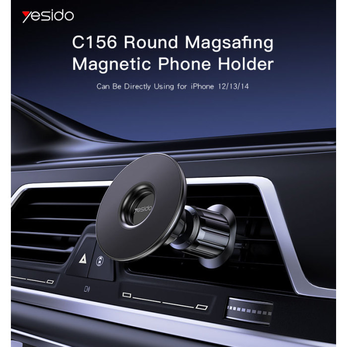 YESIDO MAGNETIC HOLDER C156 BLACK thumbnail 3