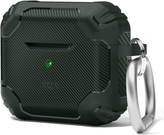 ELAGO AIRPODS 3 SOLID ARMOR CASE DARK GREEN EAP3SDAM-DGR