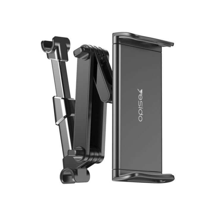 YESIDO ADJUSTABLE HOLDER FOR CAR BACK SEAT REAR BRACKET BLACK C117