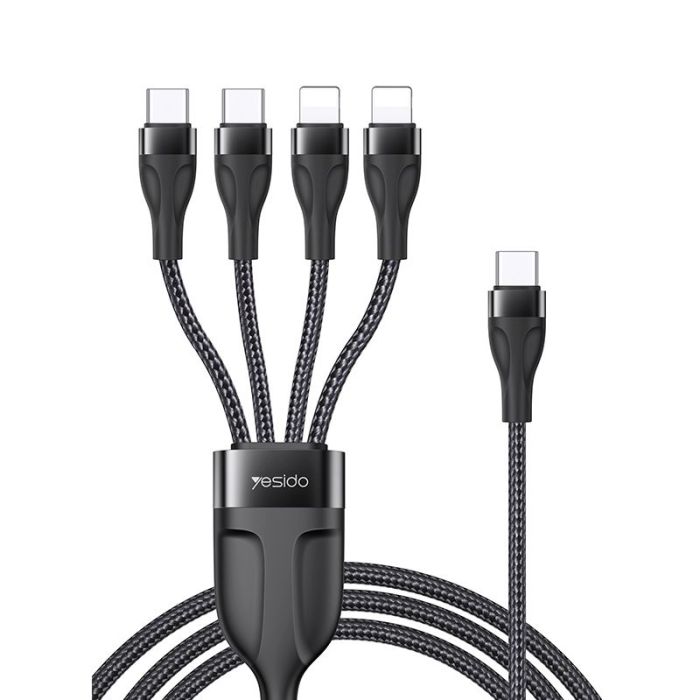 YESIDO 4 IN 1 TYPE C TO 4 PORT CHARGING CABLE CA110