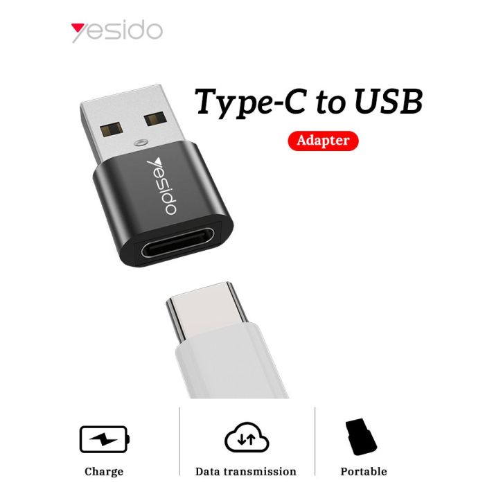 YESIDO TYPE C TO USB ADAPTER GS09 thumbnail 2