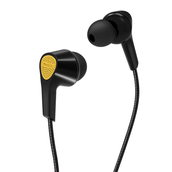 YESIDO 3.5MM WIRED EARPHONE BLACK YH25