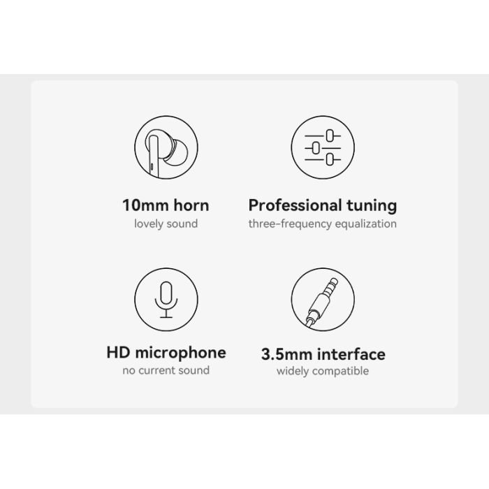 YESIDO HEAVY BASS 3.5MM AUX HEADSET WHITE YH46 thumbnail 3