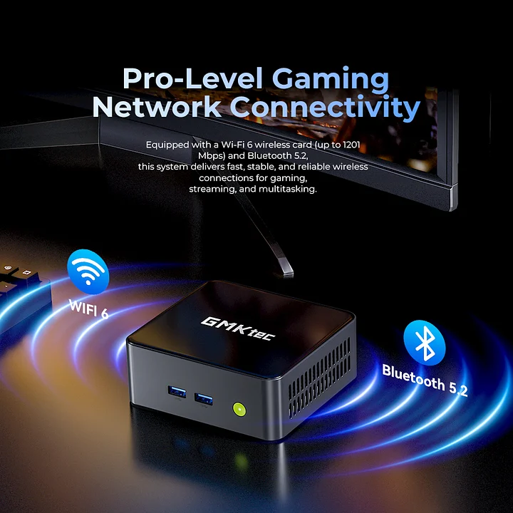 GMKTEC MINI PC INTEL I7-1185G7 16GB RAM 512GB SSD WIN 11 PRO NUCBOX-M2 PRO S thumbnail 8