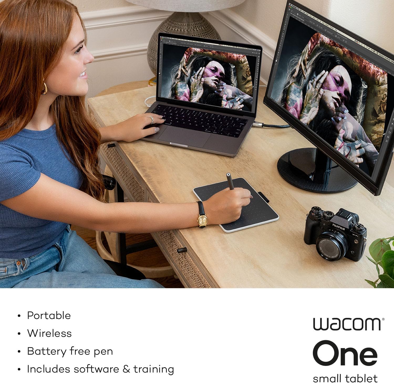 WACOM ONE SMALL PEN TABLET CTC4110WLW1B thumbnail 3