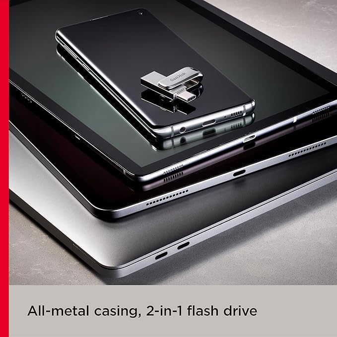 SANDISK ULTRA 512GB DUAL DRIVE LUXE TYPE C USB UP TO 400MBS SDDDC4-512G-G46 thumbnail 2