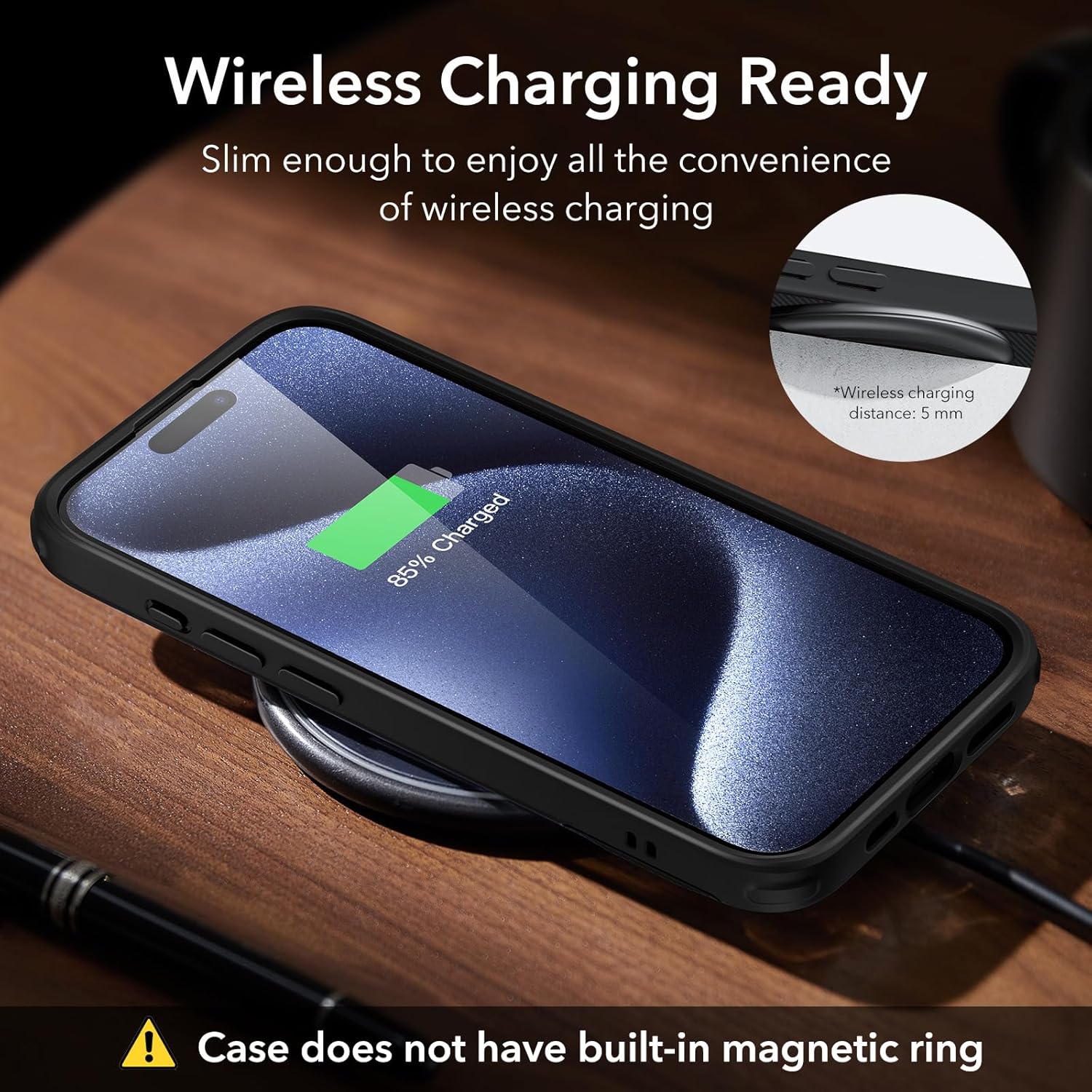 ESR IPHONE 15 PRO MAX BOOST KICKSTAND CASE BLACK thumbnail 6