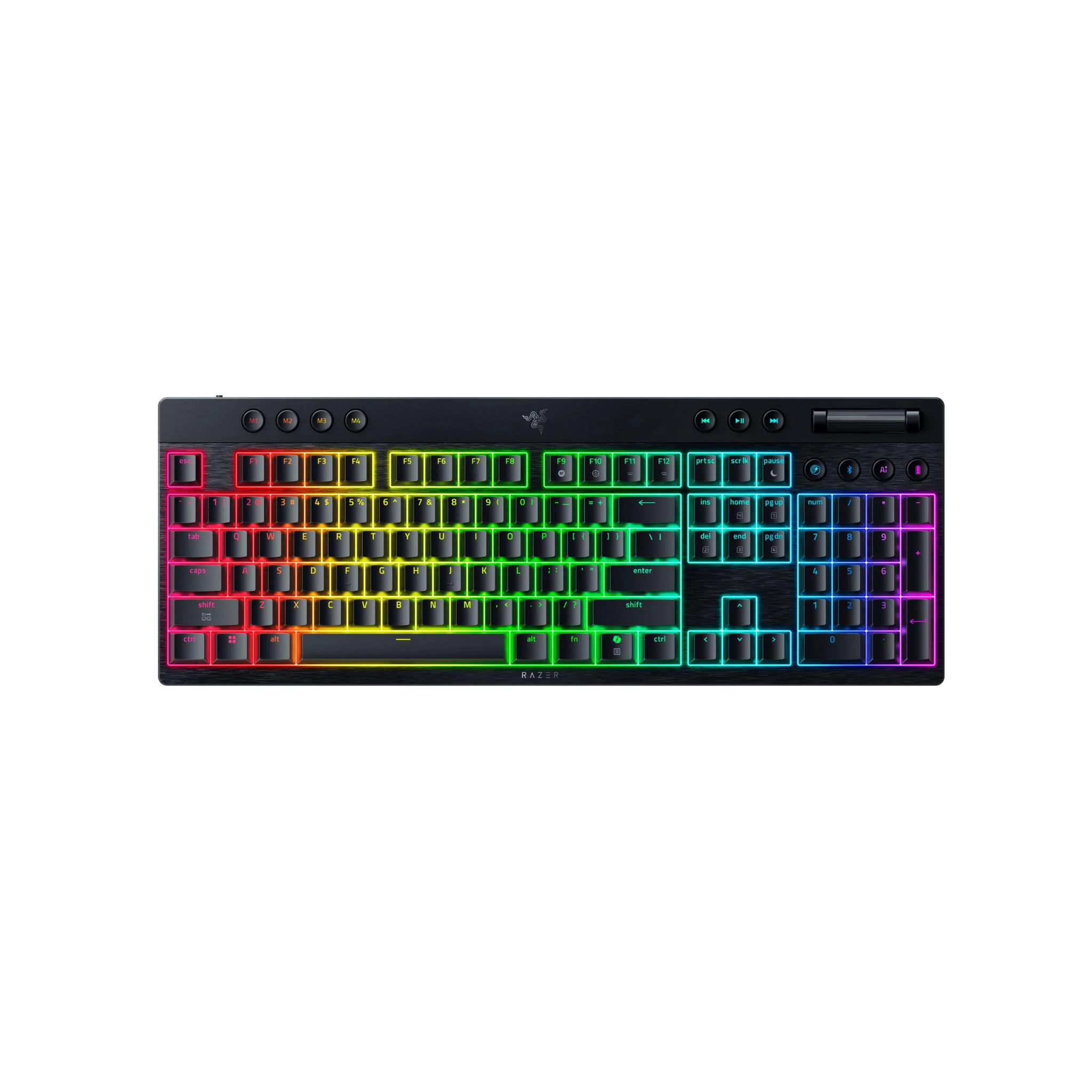 RAZER BLACKWIDOW V4 HYPERSPEED WIRELES GAMING KEYBOARD YELLOW LINEAR SW RZ03-05271500-R3M1