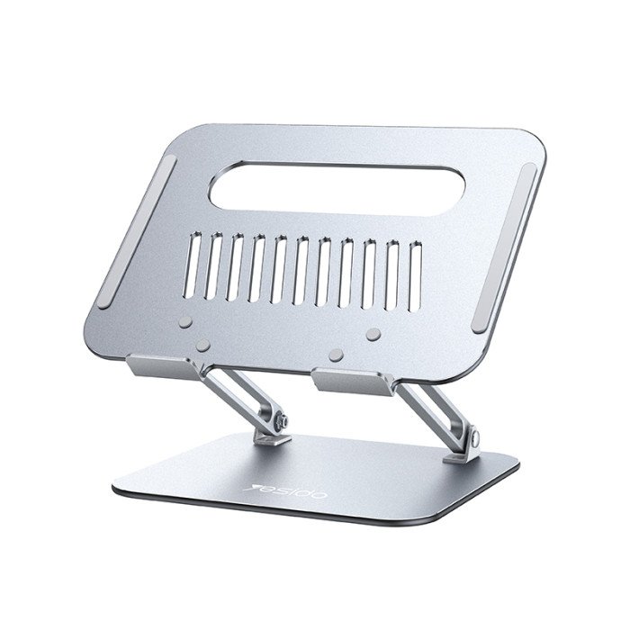 YESIDO NOTEBOOK HOLDER ALUMINIUM ALLOY LAPTOP STAND SILVER LP05
