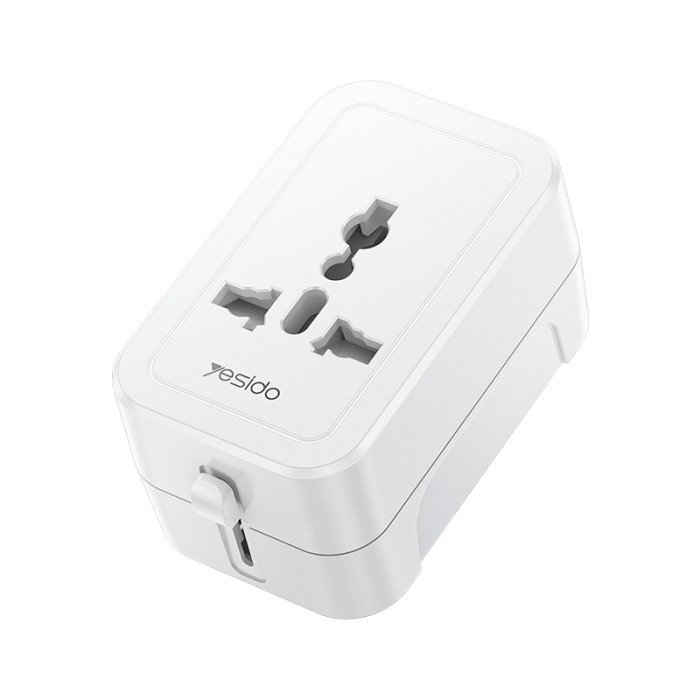 YESIDO UNIVERSAL ADAPTER WHITE MC32
