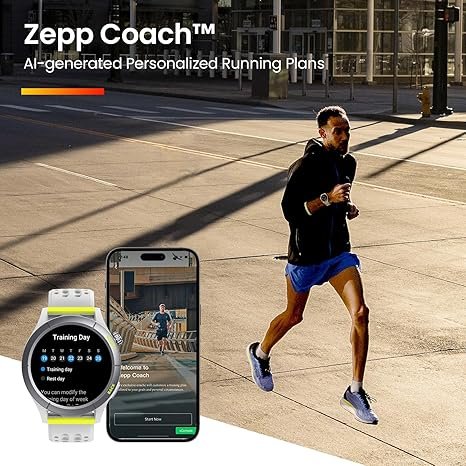 Amazfit Cheetah 47mm Smart Watch (A2294) - Round Dial, Speedster Grey, GPS, Fitness Tracking thumbnail 2