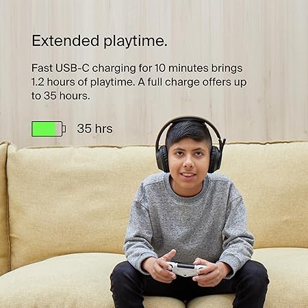 BELKIN SOUNDFORM INSPIRE WIRELESS OVER EAR HEADSET FOR KIDS BLACK AUD006BTBLK thumbnail 9