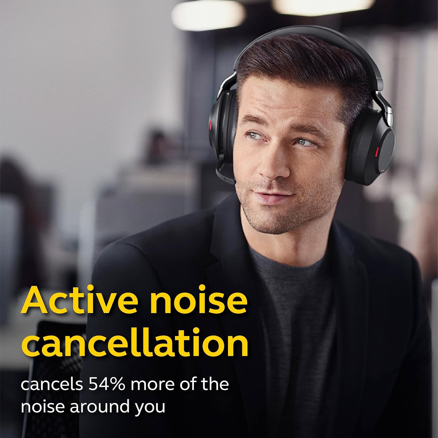 JABRA EVOLVE 2 85 LINK 380/390C MS STEREO WITH STAND BALACK 28599-999-889 thumbnail 3