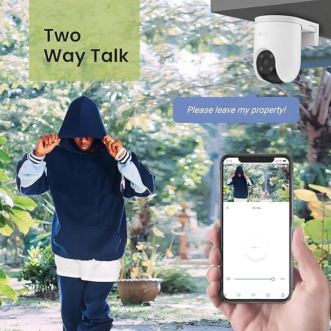 EZVIZ Smart Home Camera H8C 4G - 360° Coverage with 4G Connectivity for Versatile Security thumbnail 5