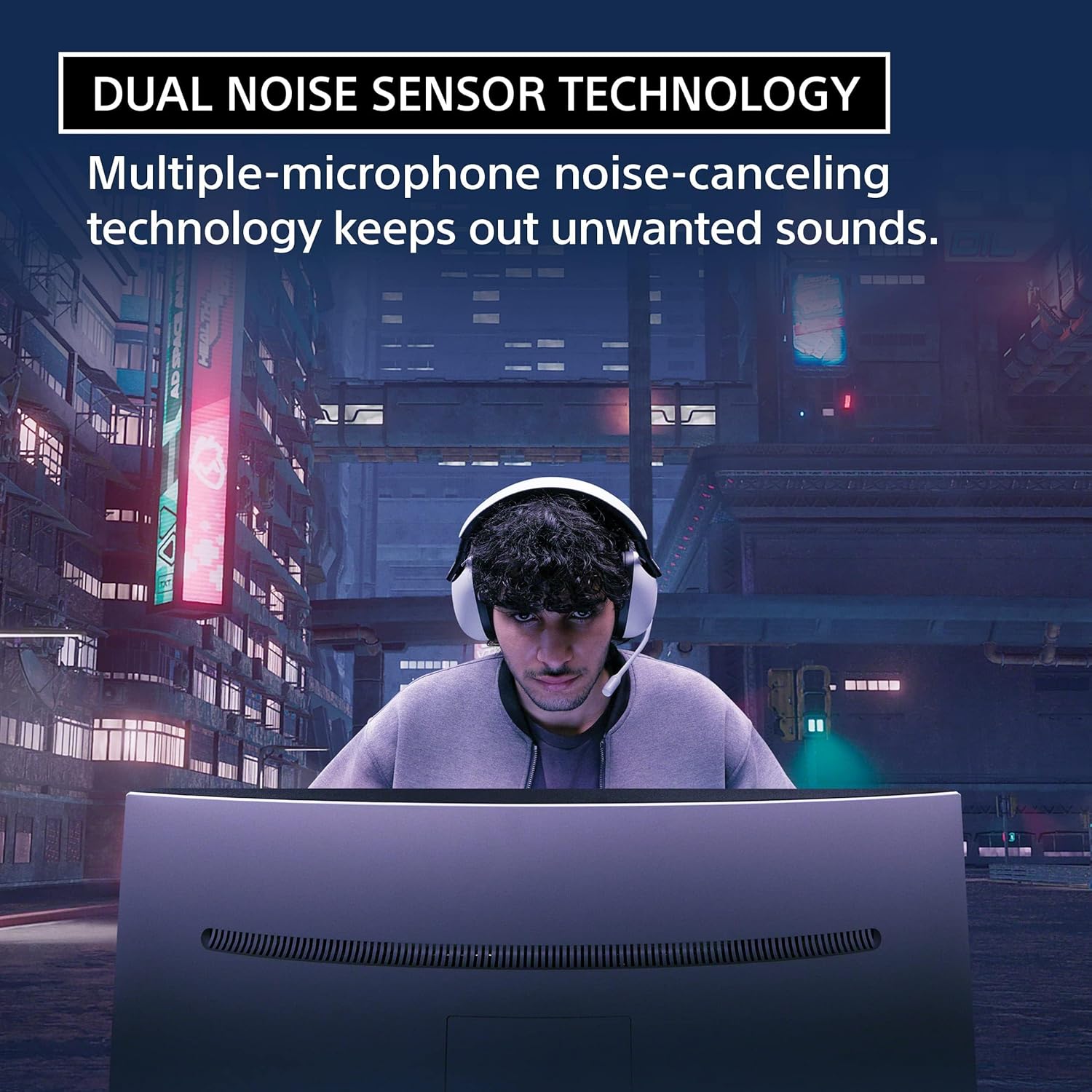 SONY INZONE H9 WIRELESS NOISE CANCELING GAMING HEADSET PS5 WHITE WH-G900N thumbnail 5