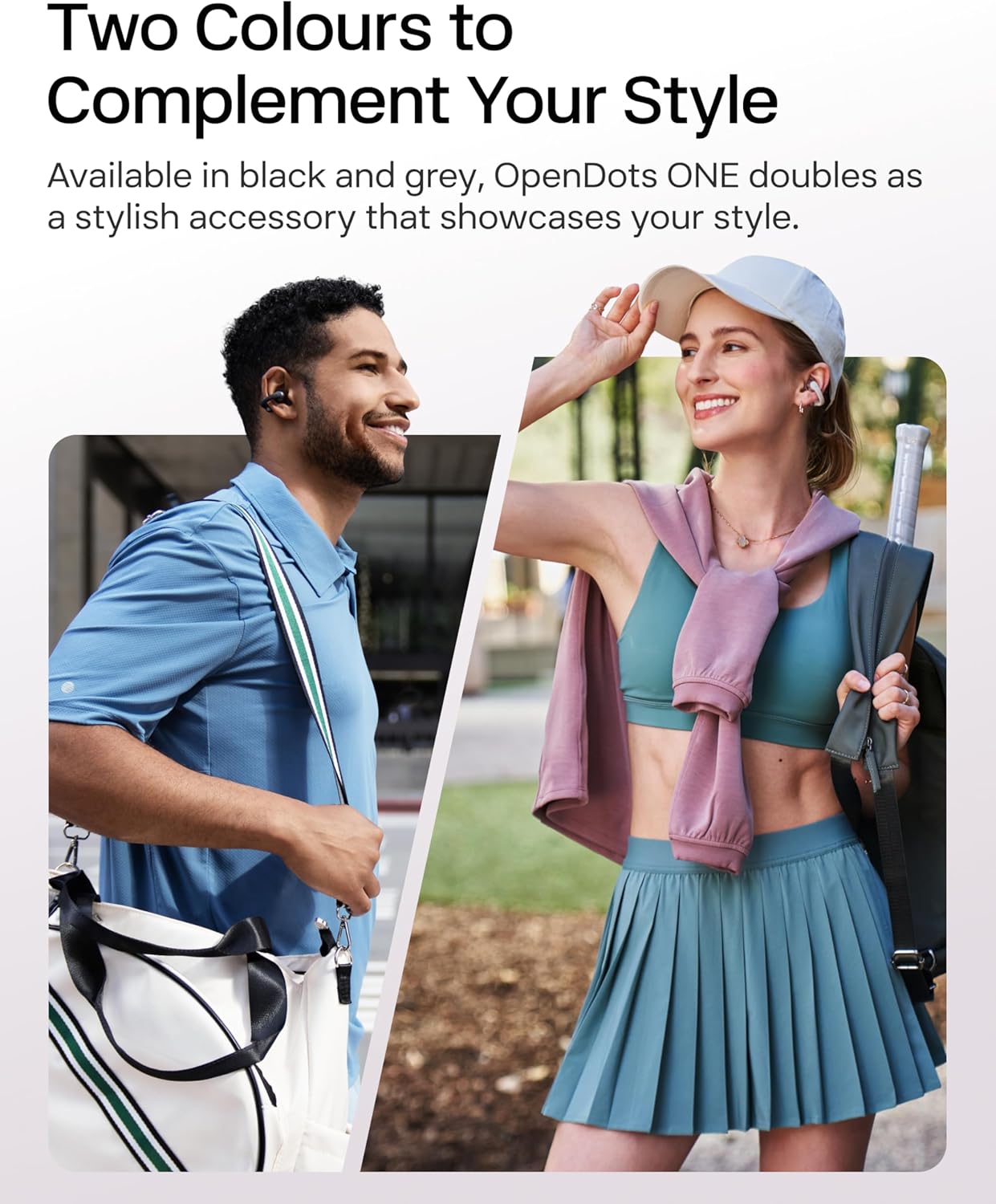 AFTER SHOKZ OPEN DOTS ONE TRUE WIRELESS EARBUDS BLACK E310-ST-BK thumbnail 8