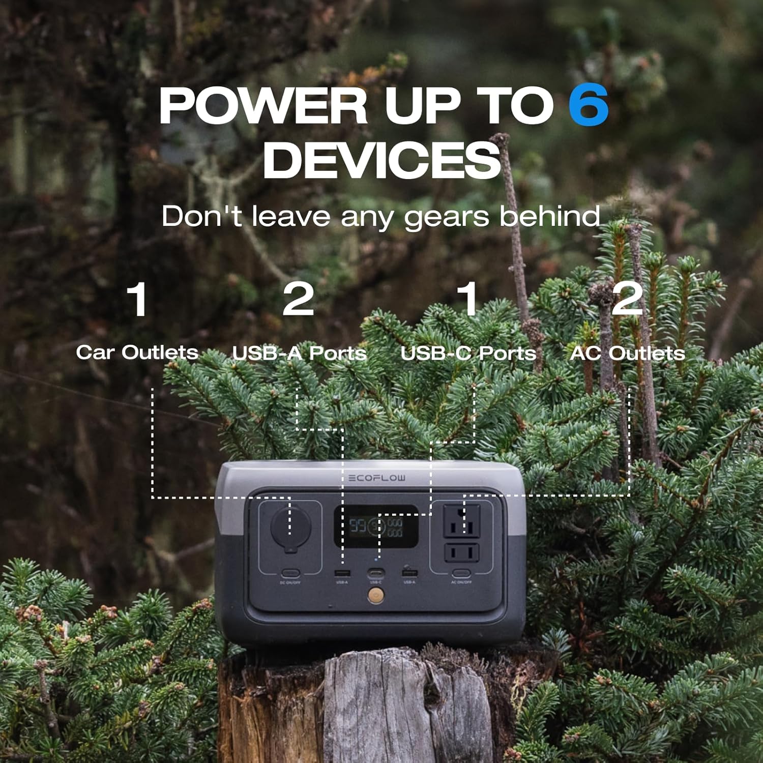ECOFLOW RIVER 2 PORTABLE POWER STATION 256WH EFR600 thumbnail 5