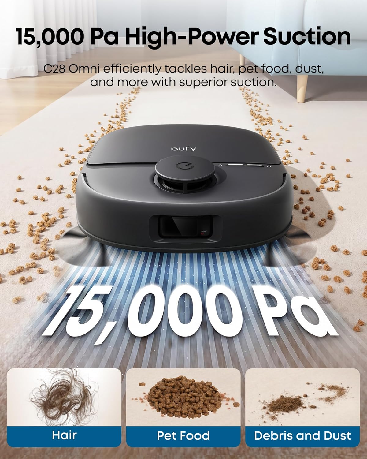 ANKER EUFY ROBO VAC OMNI C28 BLACK T211A210 thumbnail 6